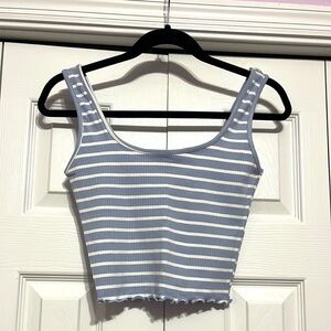 💕2 for $15💕 Striped Blue and White Tank Top 💙